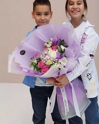 Букет "Фиолетовый свет"