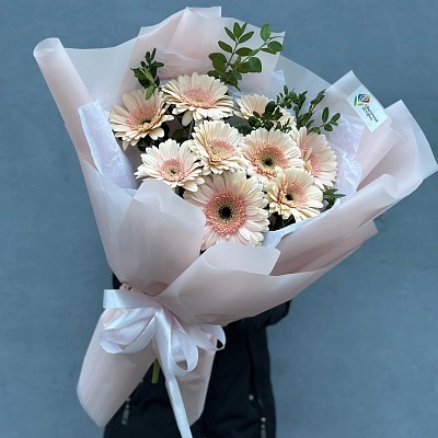 Монобукет нежных гербер