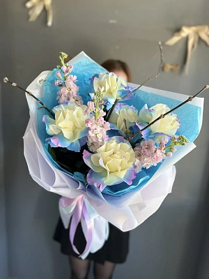Букет "Воздушная лазурь"